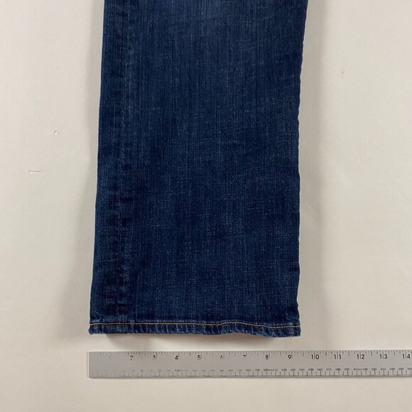 Lucky Brand 181 Relaxed Straight Jeans Mens 46 x 32 Measure 45 x 30 Blue Stretch - Picture 10 of 12